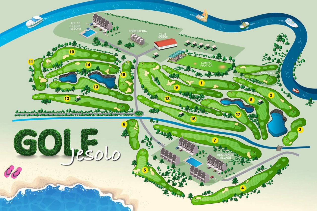 Platzübersicht Golf Course Jesolo