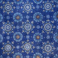 Die berühmten Deckenmosaike im Mausoleum Galla Placidia.