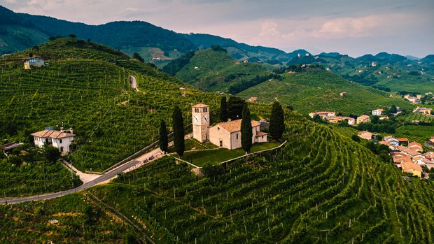 Farra di Soligo an der Proseccostraße